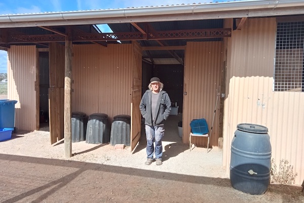 Copley Community Garden Composting and waste water treatment australia